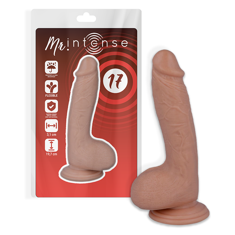 Mr Intense - 17 Pene Realistico 19.7 Cm -O- 4.1 Cm