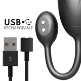 Oninder - Tokyo Huevo Vibrador Negro 7.5 X 3.2 Cm - App Gratuita