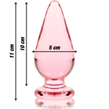 Nebula Series By Ibiza - Modelo 4 Plug Cristal Rosa 11 Cm -o- 5 Cm