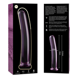 Dildo Cristal Nebula Series By Ibiza - Modelo 9  Borosilicato 15.5 X 2.5 Cm Rosa