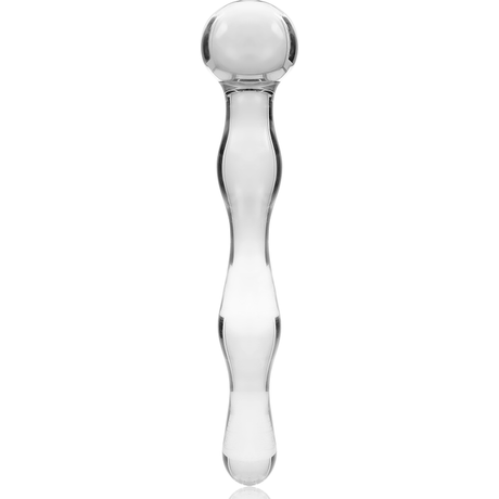 Nebula Series By Ibiza - Modelo 13 Dildo Cristal Transparente 18 Cm -o- 3.5 Cm