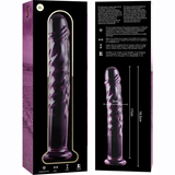 Nebula Series By Ibiza - Modelo 16 Dildo Cristal Rosa 18.5 Cm -o- 3 Cm