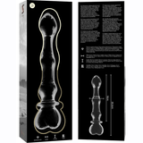 Nebula Series By Ibiza - Modelo 21 Dildo Cristal Transparente 20.5 Cm -o- 3.5 Cm