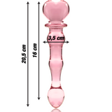 Nebula Series By Ibiza - Modelo 21 Dildo Cristal Rosa 20.5 Cm -o- 3.5 Cm