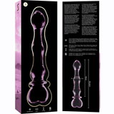 Nebula Series By Ibiza - Modelo 21 Dildo Cristal Rosa 20.5 Cm -o- 3.5 Cm
