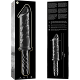 Dildo  Nebula Series By Ibiza Modelo 24 Cristal Borosilicato 28.5 X 5 Cm Transparente