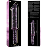 Nebula Series By Ibiza - Modelo 24 Dildo Cristal Rosa 28.5 Cm -o- 5 Cm