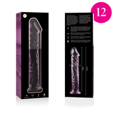 Nebula Series By Ibiza - Modelo 12 Dildo Cristal Rosa 17 Cm -o- 3.5 Cm