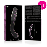 Dildo Cristal Nebula Series By Ibiza - Modelo 14  Borosilicato 18.5 X 3 Cm Rosa