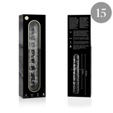 Dildo Cristal  Nebula Series By Ibiza - Modelo 15 Borosilicato 18.5 X 3 Cm Transparente