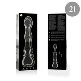 Nebula Series By Ibiza - Modelo 21 Dildo Cristal Transparente 20.5 Cm -o- 3.5 Cm