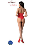 Bodystocking Passion Bs094 Bodystocking Rojo Talla Unica