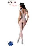 Passion - Bs098 Bodystocking Blanco Talla Unica