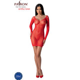 Passion - Bs101 Bodystocking Rojo Talla Unica