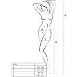 Passion - S026 Medias Con Liguero Blanco Talla Unica