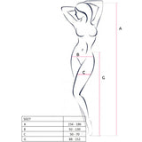 Passion - S027 Medias Con Liguero Negro Talla Unica