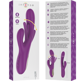 Intense - Apolo Vibrador Multifunción Recargable 7 Vibraciones Con Lengua Oscilante Morado