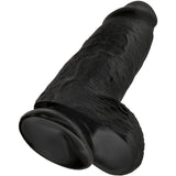 King Cock - Pene Realistico Chubby 23 Cm Negro