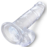 Dildo Realista Con Testiculos 7 Transparente
