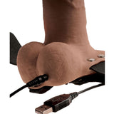 Arnés Elástico Con Dildo Hueco 6 10 Funciones Vibracion Usb