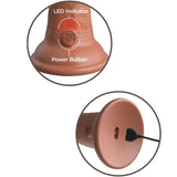 King Cock - Elite Dildo Realistico Vibrador & Silicona 15.2 Cm Caramelo