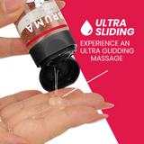 Aceite De Masaje Bruma  Premium Efecto Calor Sabor Fresa 3 En 1