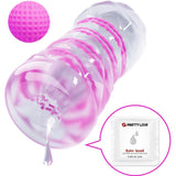 Pretty Love - Masturbador Masculino Fantasy Espiral Interna Y Bolas Transparente
