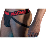 Macho - Mx26x2 Jock Negro/Rojo M