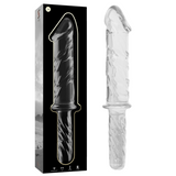 Dildo  Nebula Series By Ibiza Modelo 24 Cristal Borosilicato 28.5 X 5 Cm Transparente
