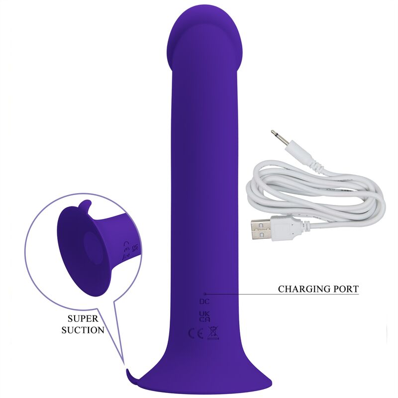 Dildo Vibrador Pretty Love - Murray Youth   Recargable Violeta