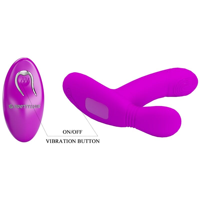 Pretty Love  Geri Masajeador Clitoris Control Remoto Rosa