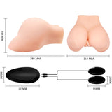 Crazy Bull - Vagina Y Ano Con Malla Realista Con Vibracion