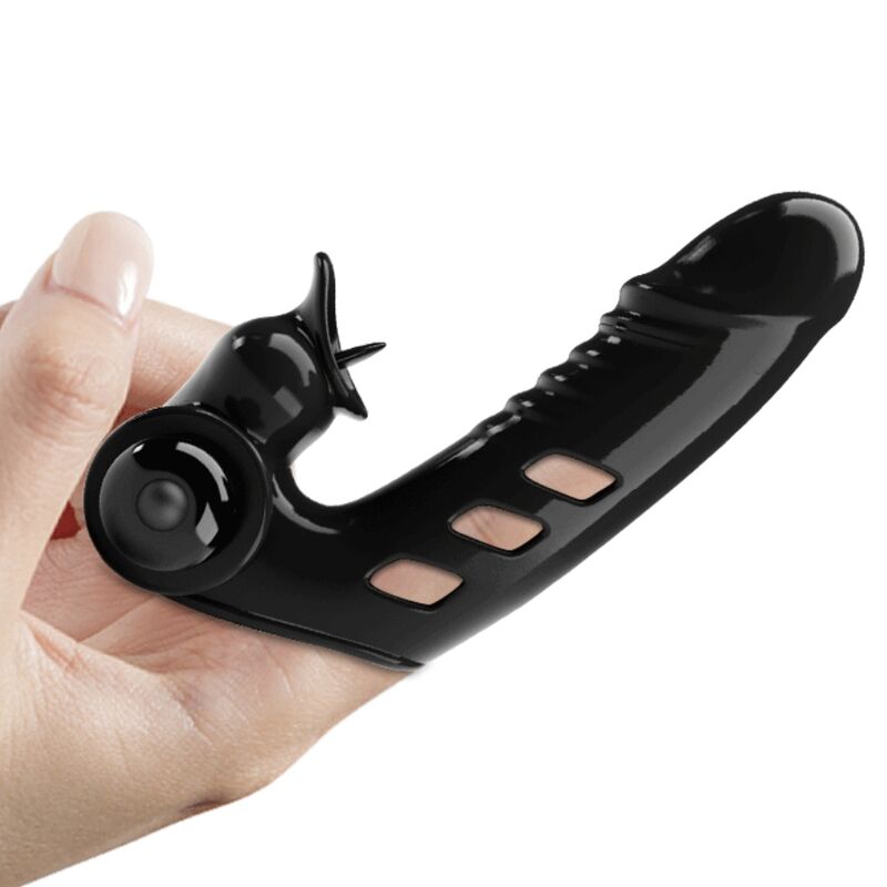 Pretty Love - Corbin Funda Dedo Vibrador Negro