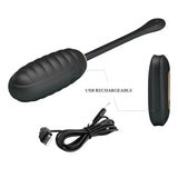 Pretty Love - Doreen Huevo Vibrador De Lujo Recargable Negro Control Remoto