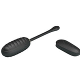 Pretty Love - Doreen Huevo Vibrador De Lujo Recargable Negro Control Remoto