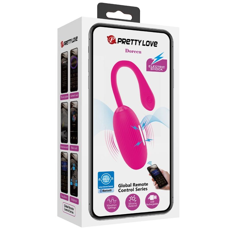 Pretty Love - Doreen Huevo Vibrador Recargable Magenta
