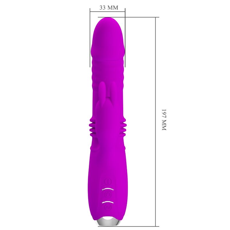 Dorothy Vibrador Con Función Up And Down Usb Púrpura