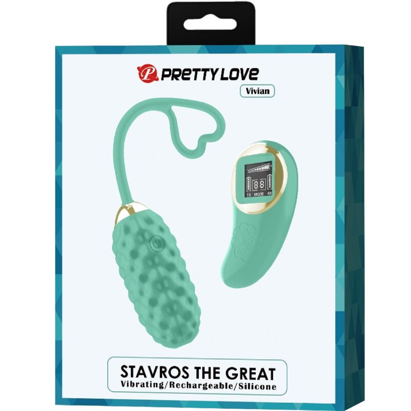 Pretty Love - Vivian Huevo Vibrador Control Remoto Verde