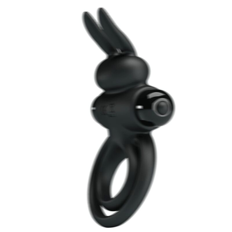 Pretty Love - Anillo Vibrador Iii Conejo Para Pene Negro