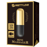 Pretty Love - Bala Vibrador Recargable Dorado