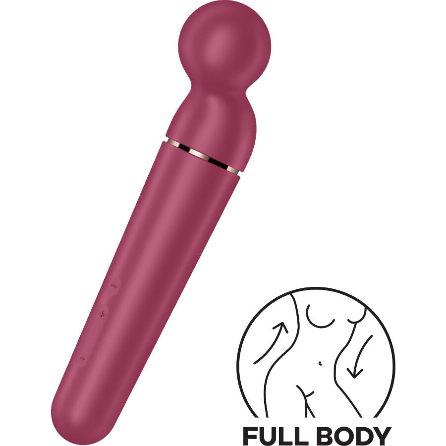 Satisfyer - Planet Wand-Er Masajeador Vibrador Berry