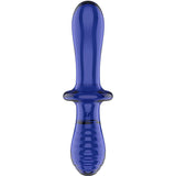 Satisfyer - Double Crystal Dildo Azul