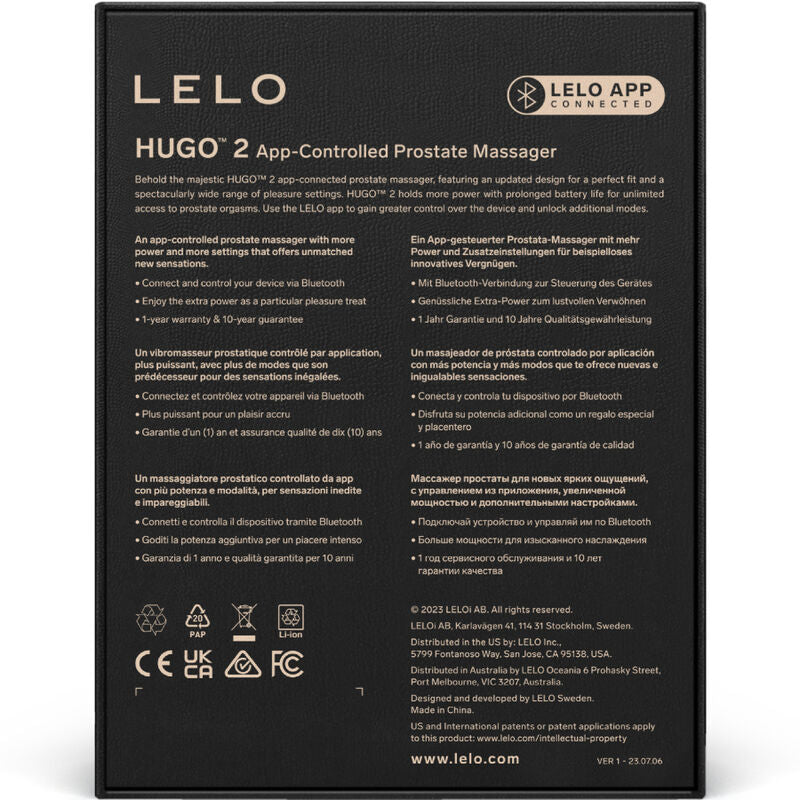 Lelo - Hugo 2 Masajeador De Prostata Verde