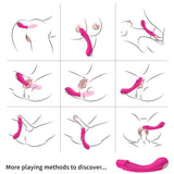 Armony - Dildo Vibrador Punto G Silicona Violeta