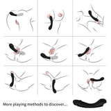 Armony - Dildo Vibrador Punto G Silicona Negro
