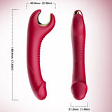 Armony - Prince Dildo Vibrador & Rotador Rojo