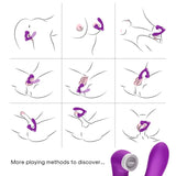 Armony - Secretkiss Estimulador Con Lengua Clitoris & Vibrador Curvo Violeta