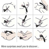 Armony - Y-Wand Masajeador & Vibrador Cabeza Doble Negro