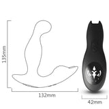 Armony - Bat King Vibrador Anal Prostata Rotador Control Remoto Negro