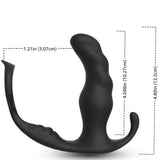 Armony - Knight Vibrador Anal Prostata & Anillo Control Remoto Negro